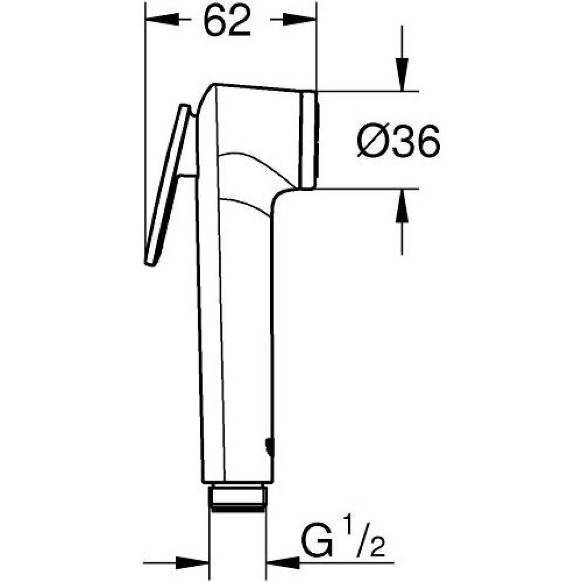 Grohe Tempesta-F Taharet Spreyi El Duşu 1 Akışlı- 27512001