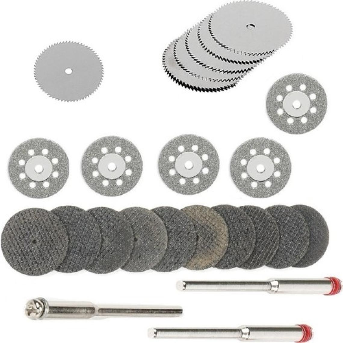 Depolife Mini Vız Vız Için Kesici Mini Disk Seti Ahşap Metal Cam Fayans Kesme Elmas Hss Fiberglas Kesici Set