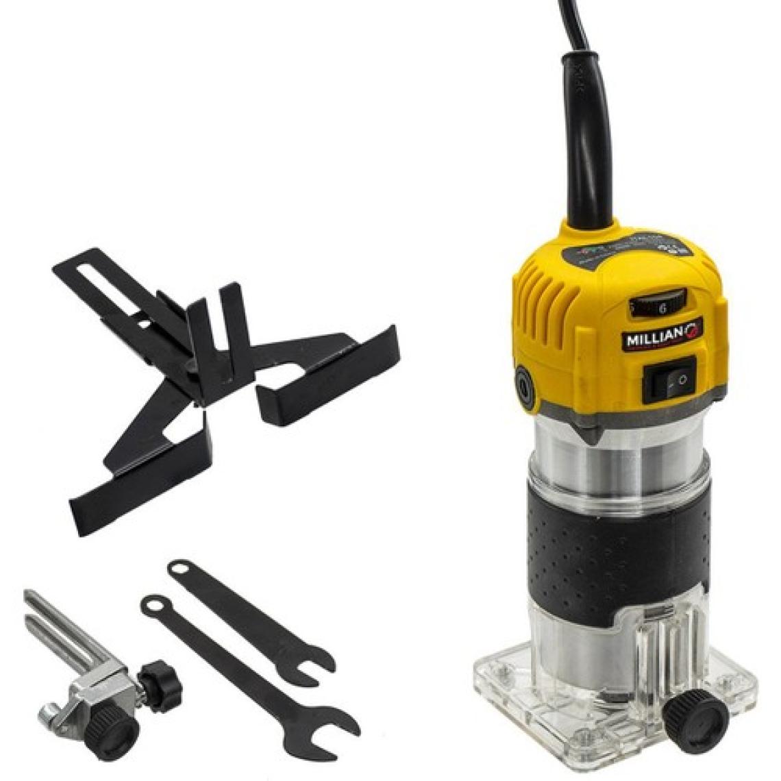 Millian Italy Technology 3000 Watt 6 Kademe Devir Ayarli Formika Tıraşlama Freze Makinası 6 mm Pens