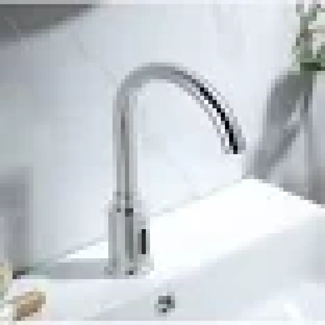 Fause Fotoselli Lavabo Bataryası Tek Su Girişli KFB105-1