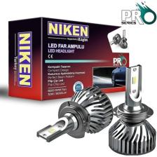 Niken Pro Seri Slim LED Xenon Far Ampulü H7 12V 6000K 8000LM