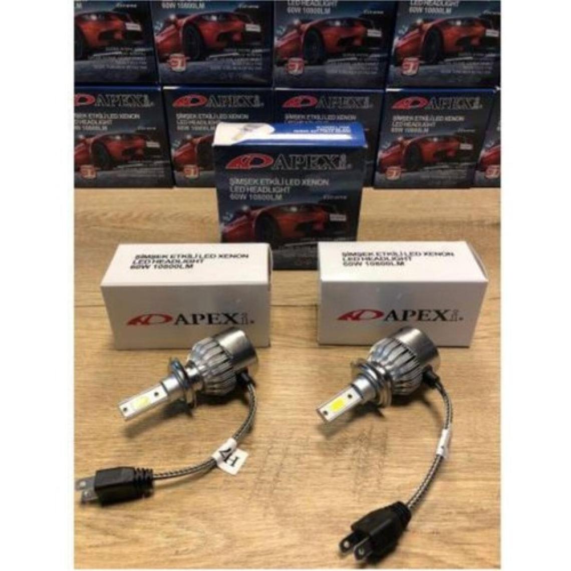 Apexi Zenon H1 LED Xenon-Şimşek ETKILI-10800 Lm 6000K- Yüksek Aydınlatma Gücü