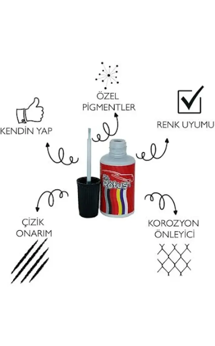Mr Rötuş Oto Rötuş Verniği 20 Ml