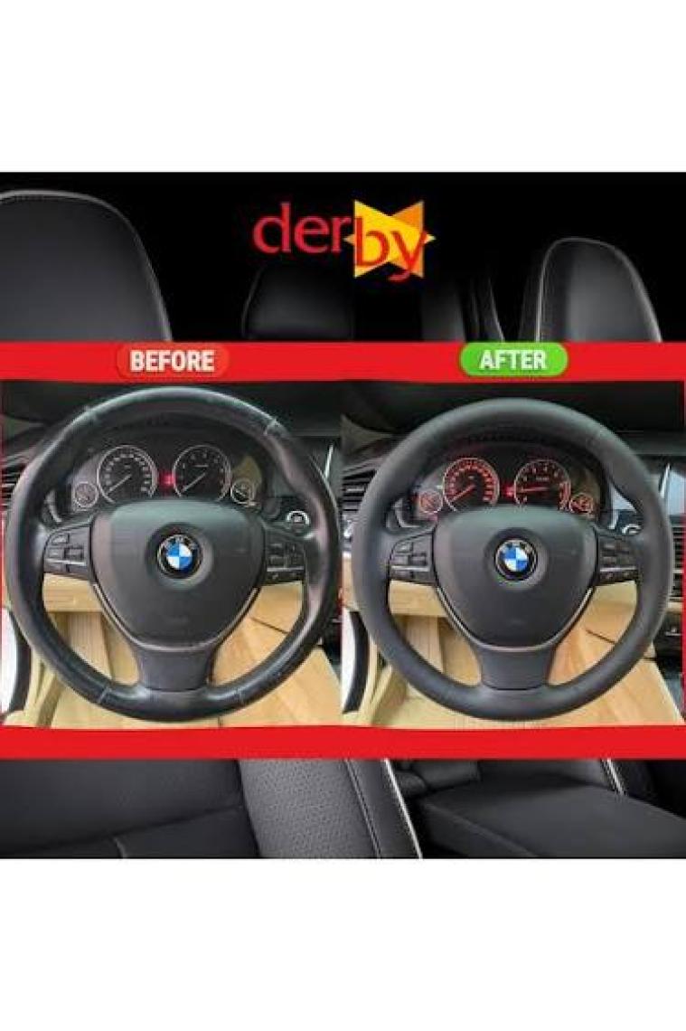 Derby Deri Döşeme ve Direksiyon Boyama ve Yenileme Seti - 3'lü Set