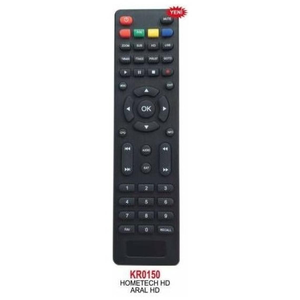 Hometech 1000-1050 HD Uydu Alıcısı kumandası