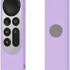 Coverzone Apple Tv 4K 2021 ile Uyumlu Kılıf Silikon Koruma Kumanda Koruma Kılıfı Tam Uyumlu