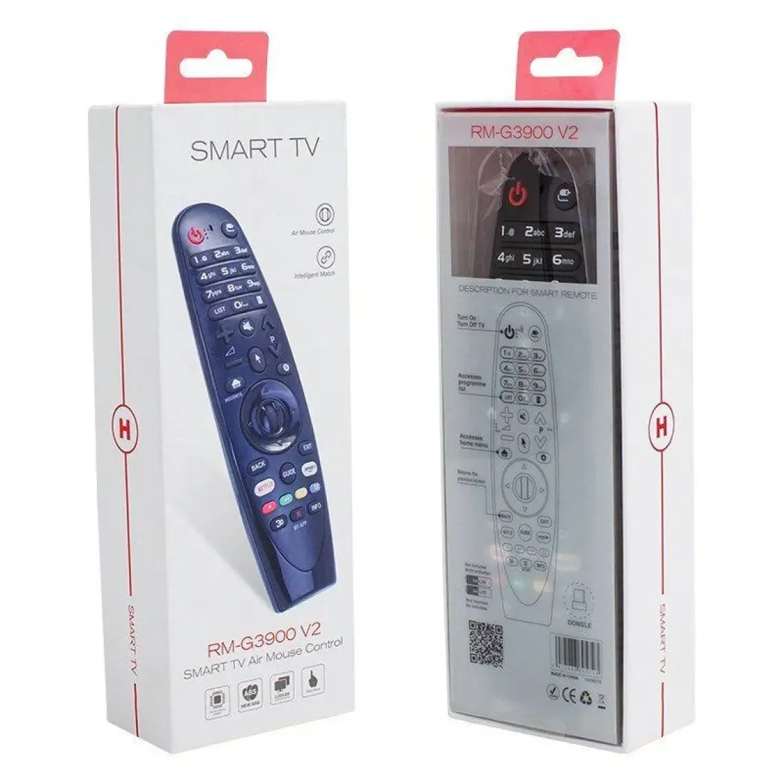 Huayu RM-G3900 V2 Lg Smart Tv Netflıx*amazon Tuşlu Ses Komutlu Unıversal Sihirli Kumanda