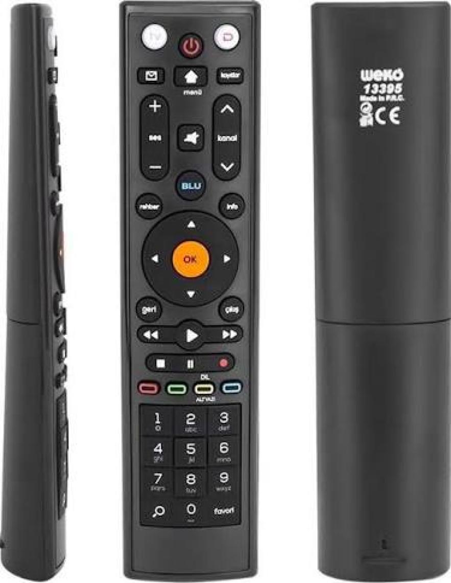 D-Smart 2017 Hd Blue Uydu Alıcı Kumandası