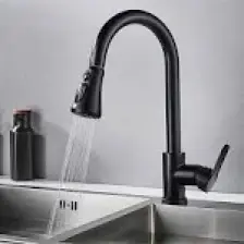 Fleko Flora Spiralli Siyah Mutfak Eviye Bataryası KS10S01-C