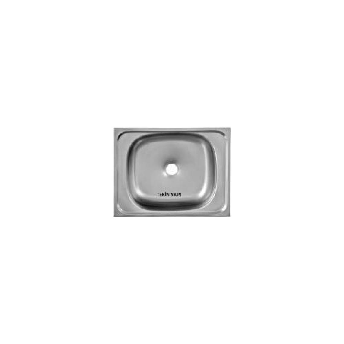 ARÇE  40X50 Paslanmaz Krom Evye Lavabo