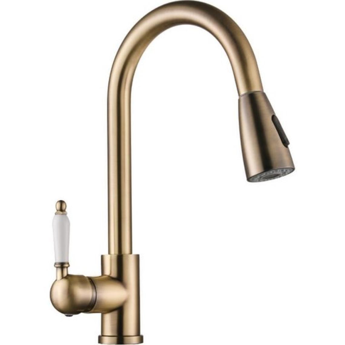 LPD Spiralli Mutfak Lavabo Evye Bataryası Rose Gold