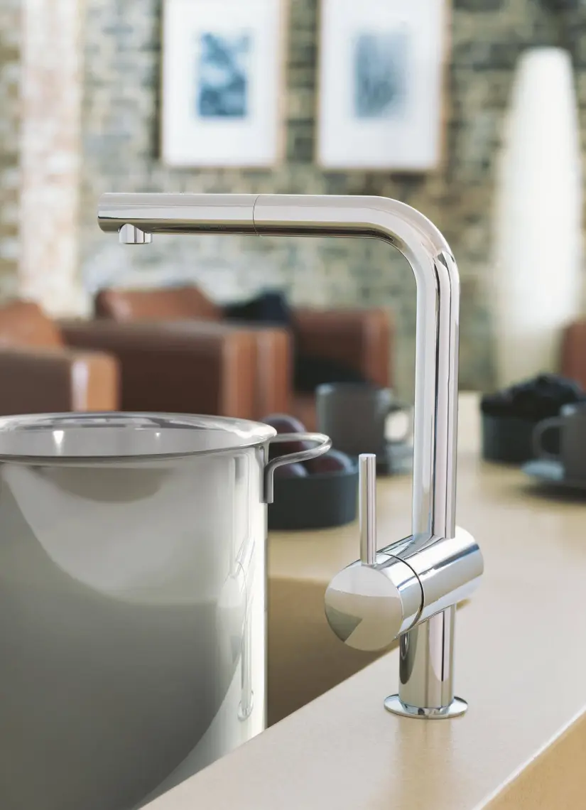 Grohe Minta Tek Kumandalı Spiralli Eviye Bataryası - 32168000