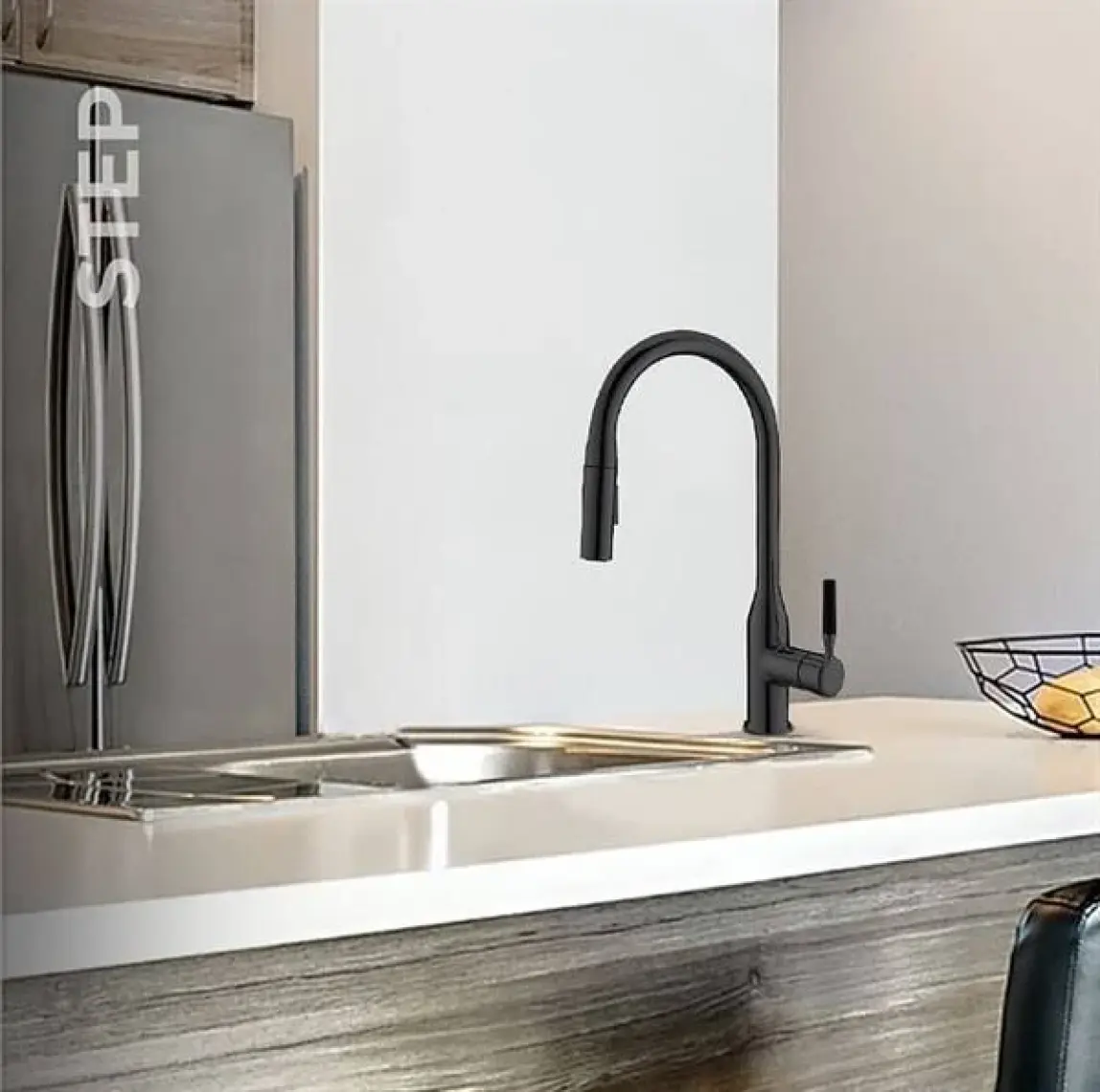 Newarc Step Spiralli Siyah Eviye Bataryası 900591B