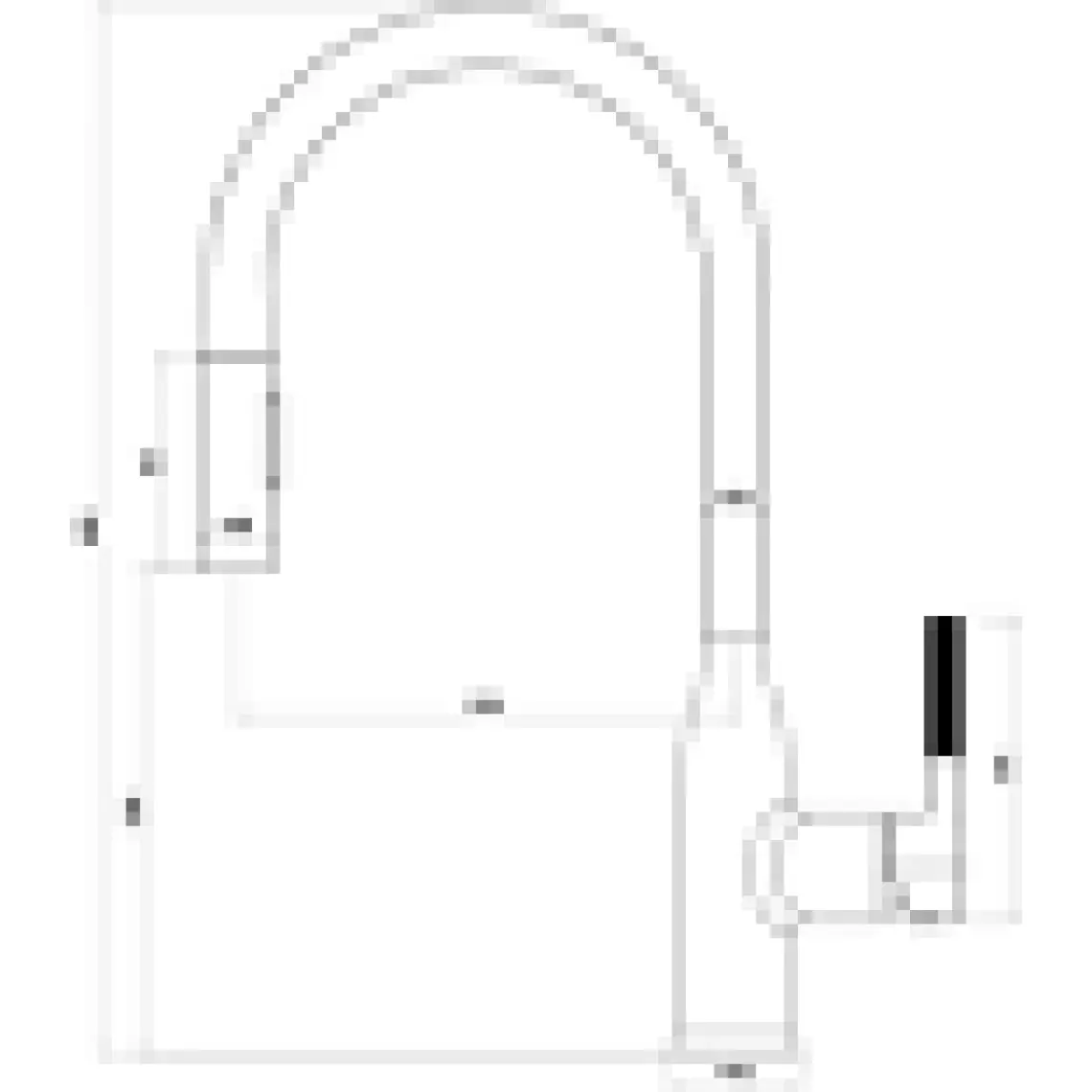 Newarc Step Spiralli Siyah Eviye Bataryası 900591B