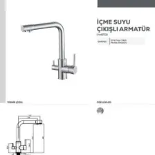 Creavit Içme Suyu Çıkışlı Mutfak Armatürü