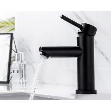 Lavabo Bataryası Siyah Kaplama Çift Su Girişli Yüksek Model