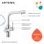 Split A42144 Dual-flow Eviye Mutfak Bataryası, Krom