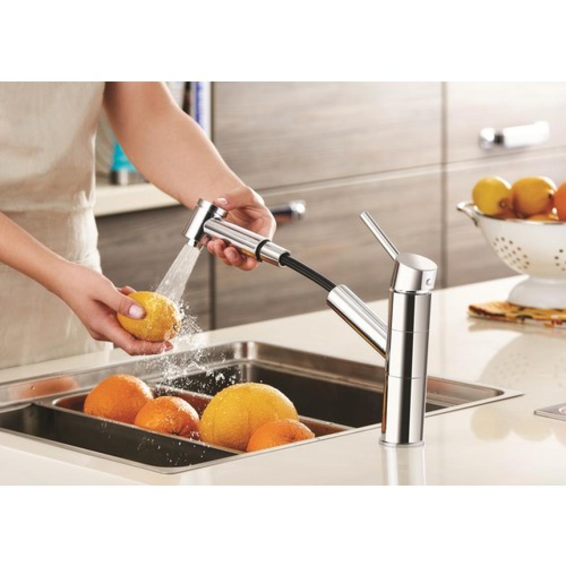 Artema Harmony XL A42147 Pull-Out Eviye Bataryası, Krom