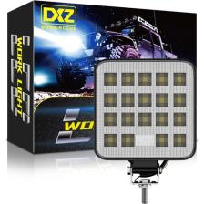 DXZ 19 LED Kare Off Road Tekne Çalışma Lambası Spot Lambası 6500K