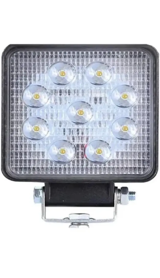 İnwells Çalışma Lambası Kare 9 Led 27 Watt