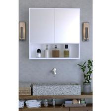 Remaks Life Aynalı Çok Amaçlı Aynalı Raflı Banyo Dolabı - Beyaz
