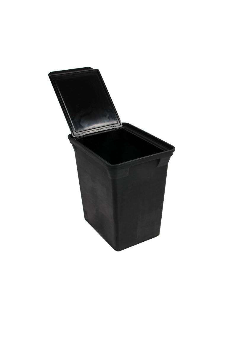 Q-trash Bın 20 L Black Çöp Kovası