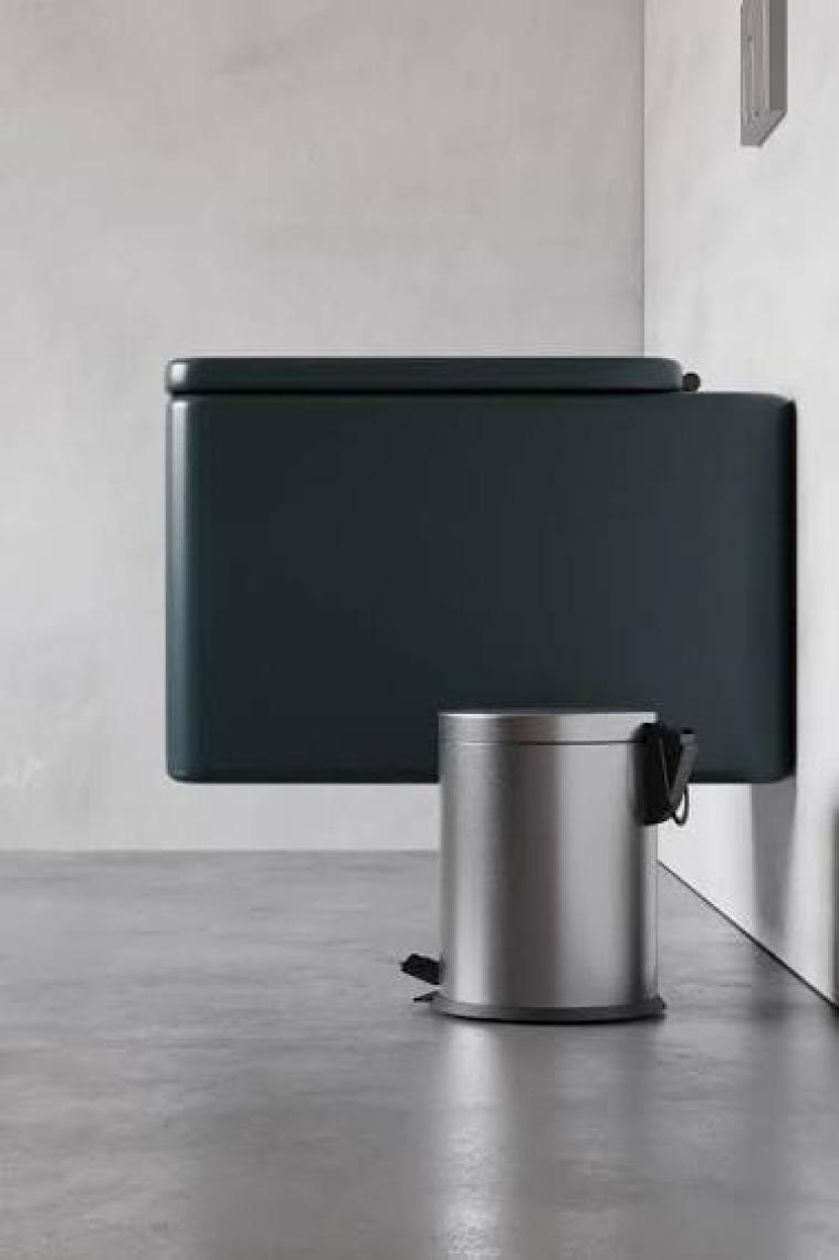 Zift Unique Paslanmaz Çelik Çöp Kovası-5 Litre Satine Yüzey & Pedal & Amortisör ve Iç Kovalı Çöp Kutusu