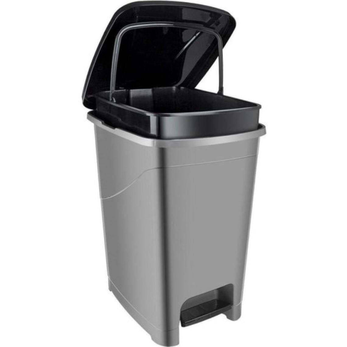 TeknoTrust 10 L Slim İç Kovalı Pedallı Plastik Çöp Kovası, Modern ve Şık Tasarım