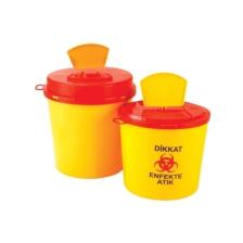 Tıbbi Atık Kutusu. Plastik.10 Adet Kilitli Kapak 5 Litre. 10 Adet 901365
