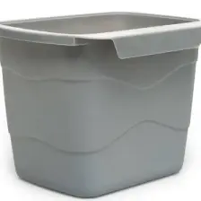Decobella Pratik Kapaklı Çöp Kovası (BEYAZ)