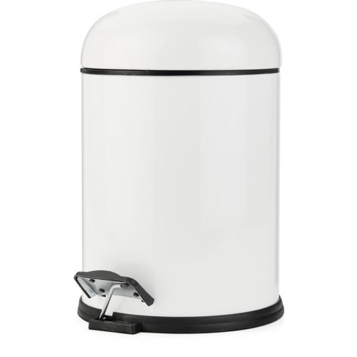 Evidea Bath Bon Çöp Kovası - Beyaz - 5 Lt