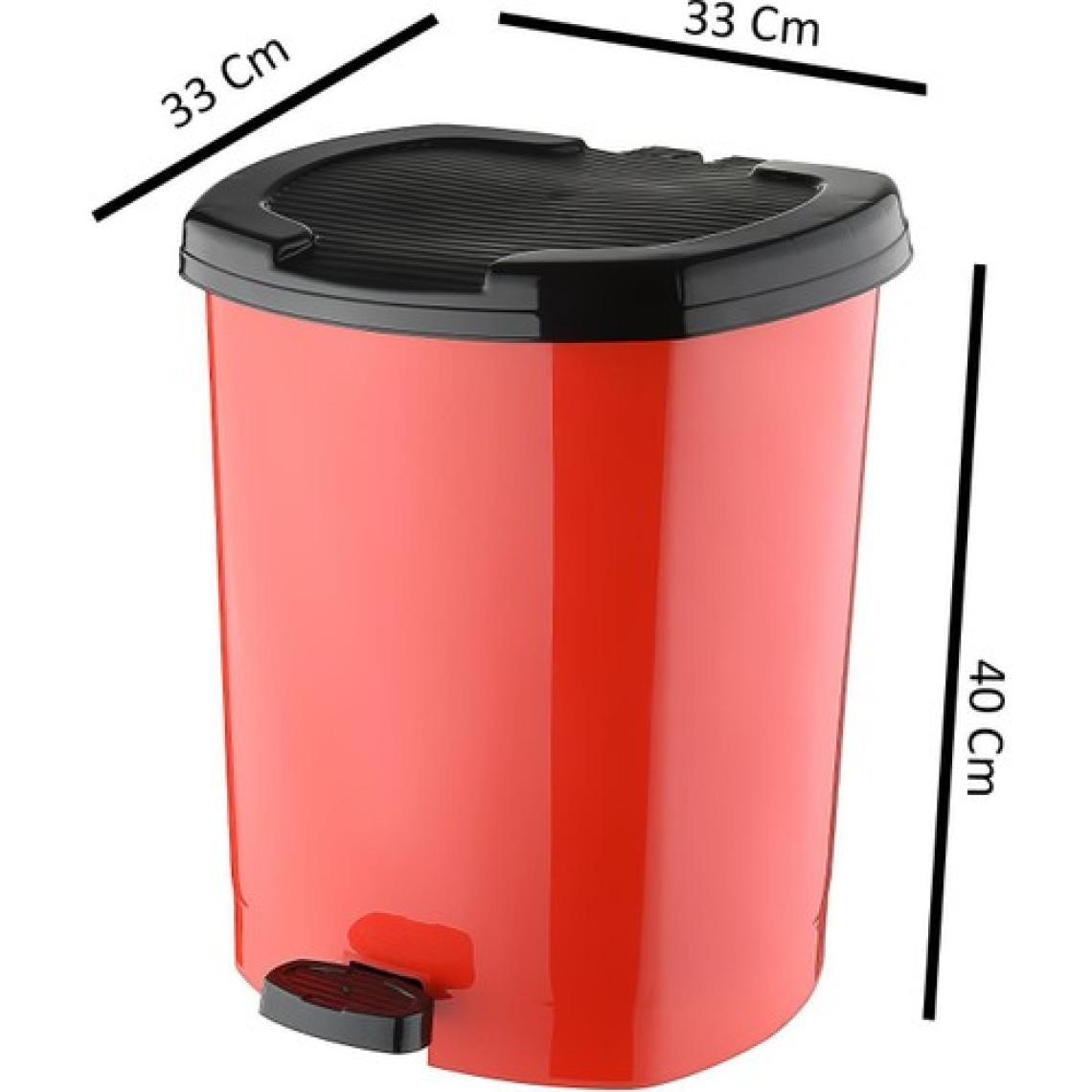Dust Pedallı Çöp Kovası 30 Litre, Banyo, Mutfak, Ofis Çöp Kutusu