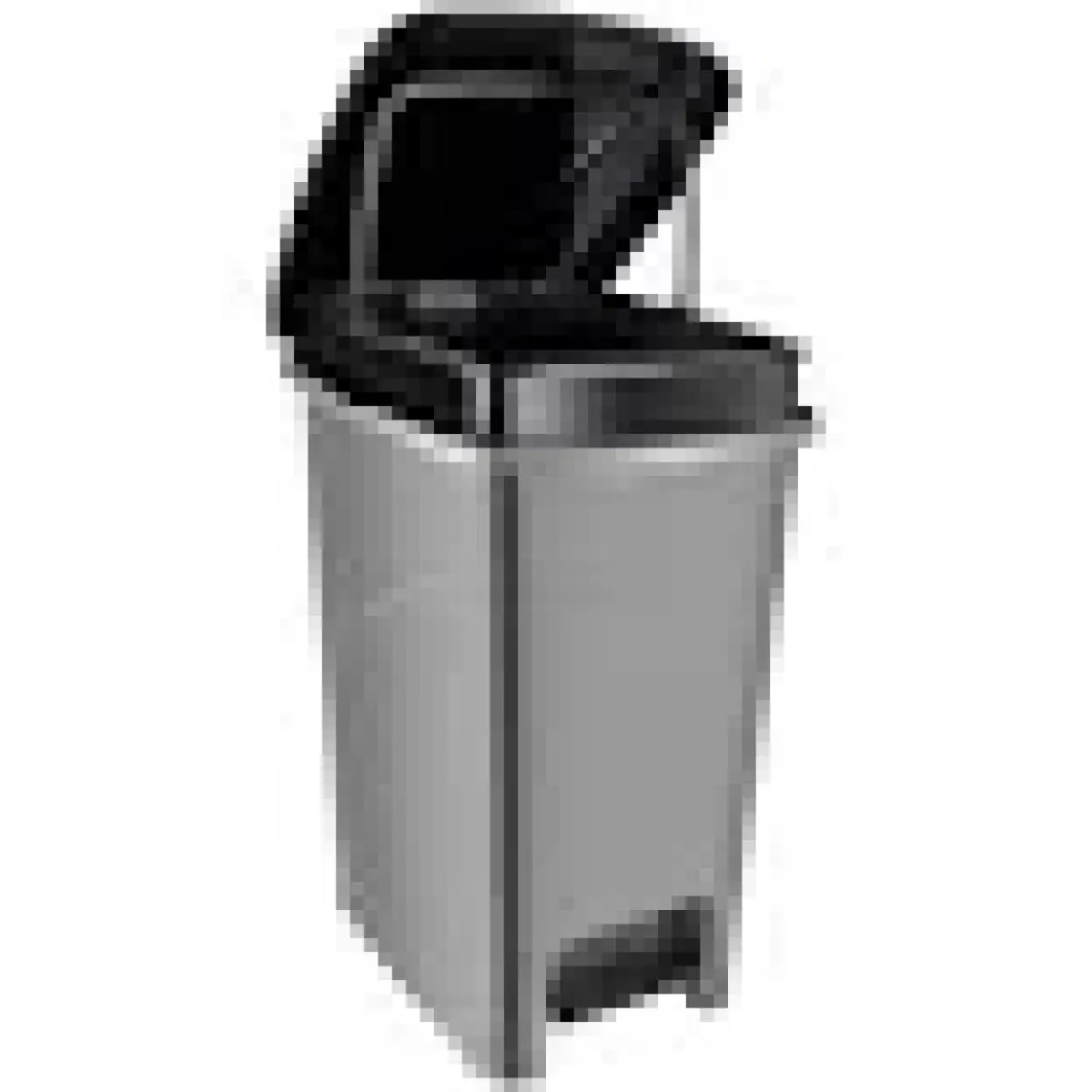 Omnipazar SRL-3029 Slim Pedallı Plastik Çöp Kovası Iç Kovalı 25 Lt