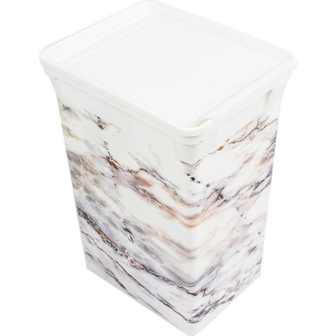 Qutu Q-Trashbın 20 L Marble Çöp Kovası