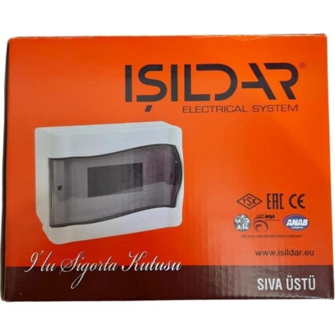 Işıldar 9 Lu Sıva Üstü Sigorta Kutusu
