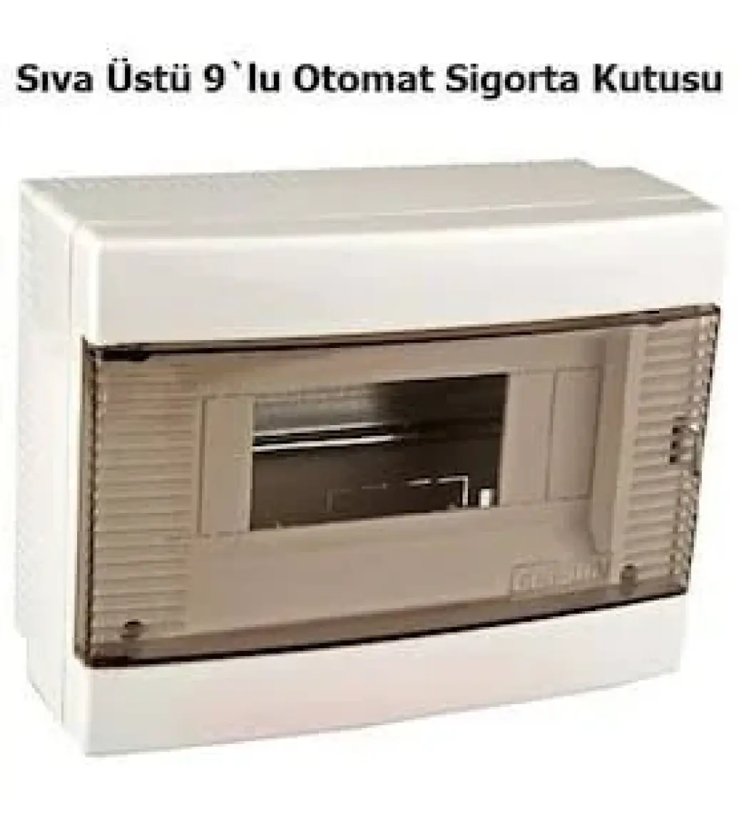 Çet-San 9 Lu Sıva Üstü Sigorta Kutusu Dokuzlu W Otomat Kutusu WK.509