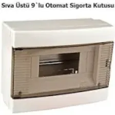 Çet-San 9 Lu Sıva Üstü Sigorta Kutusu Dokuzlu W Otomat Kutusu WK.509