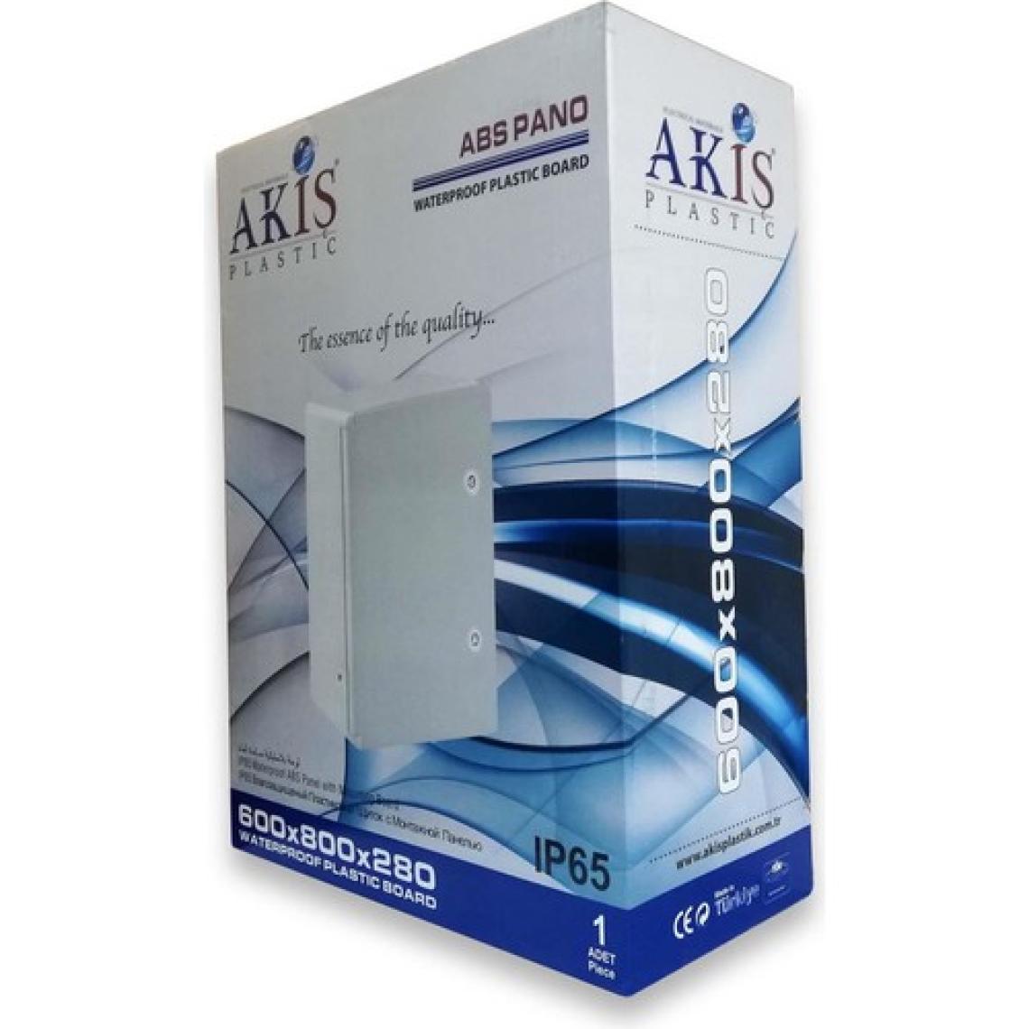 Akiş Akab-600800 Opak Kapaklı Abs Plastik Elektrik Panosu (60X80X28 Cm)