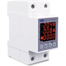 Tomzn Gerilim Koruma Rölesi Yüksek Alçak Voltaj Akım Koruma 63A Dahili Kontaktör Voltmetre Ampermetre ve Enerji Ölçerli