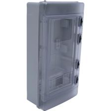 Çetinkaya 24X46X13,2 (1 Trifaze Sayaç-9 Sigortalı) Şeffaf Kapaklı Pano Çp 5310