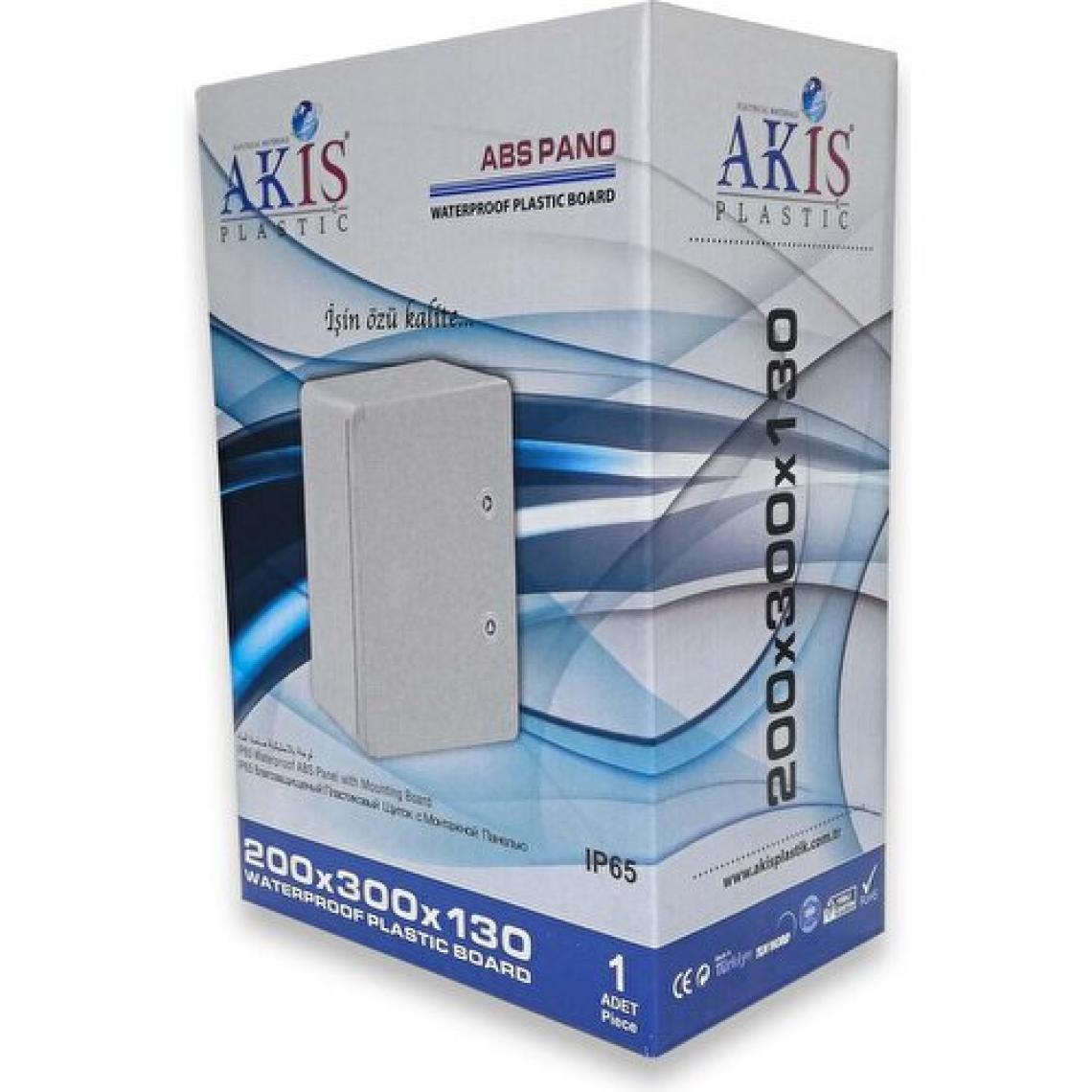 Akiş Akab-200130 Opak Kapaklı Abs Plastik Elektrik Panosu (20X30X13 Cm)