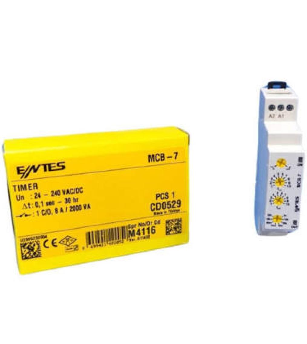 Entes MCB-7 Elektronik Zaman Rölesi