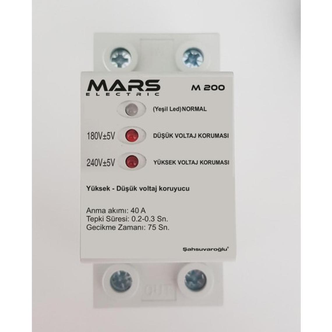 Mars M200 Voltaj Koruyucu Sigorta ve Kutusu
