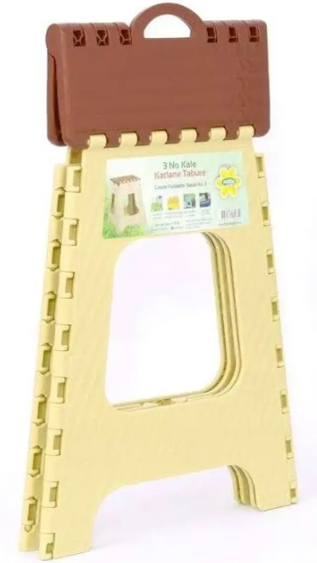 Hobby Life   Plastik Kale Katlanır Tabure (23,7 x 23,7 x 12)