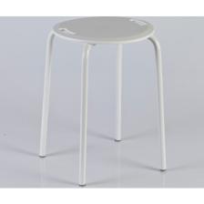 Primanova Banyo Taburesi Metal Ayak Beyaz M-KV18-01
