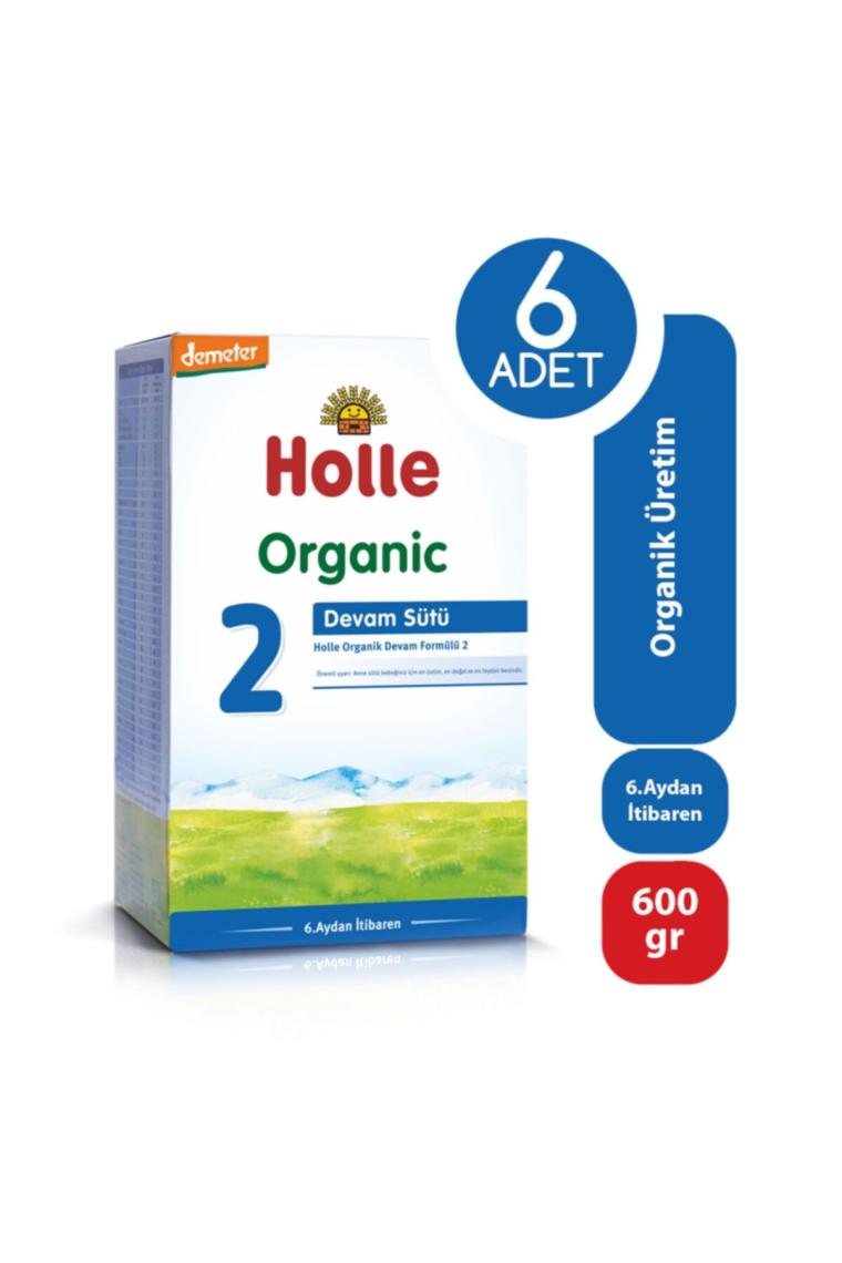 Organik Devam Sütü 2 600 Gr - 6'lı Paket