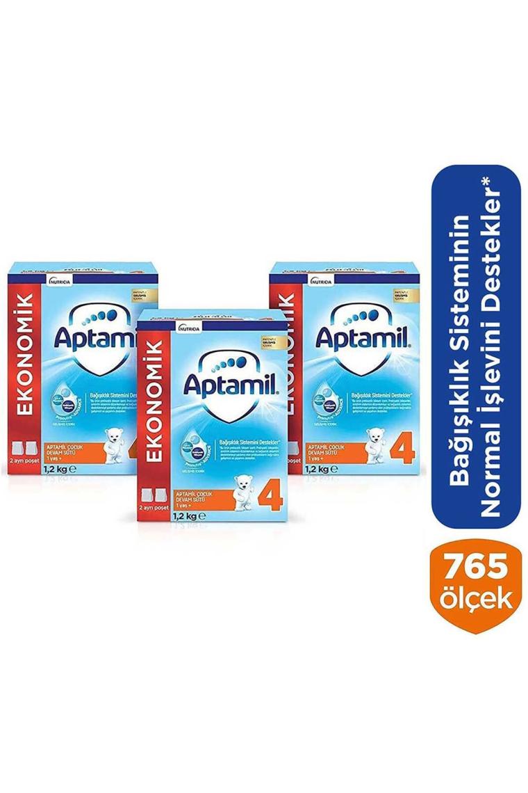 4 Çocuk Devam Sütü 3x1200 Gr 1 Yaş+