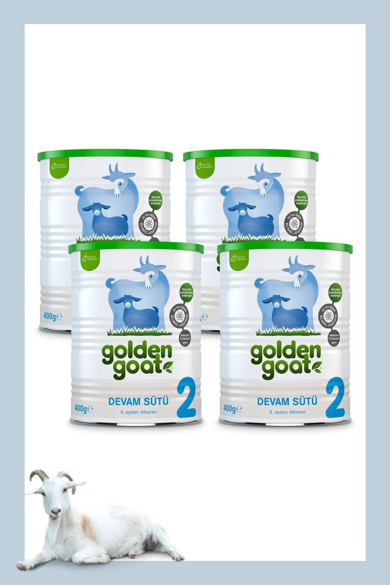 Keçi Devam Sütü 2 Numara 400 Gr 4'lü Paket