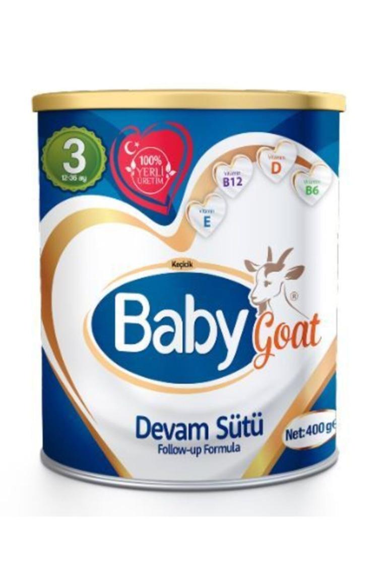 3 Keçi Sütü Bazlı Devam Sütü 400 gr