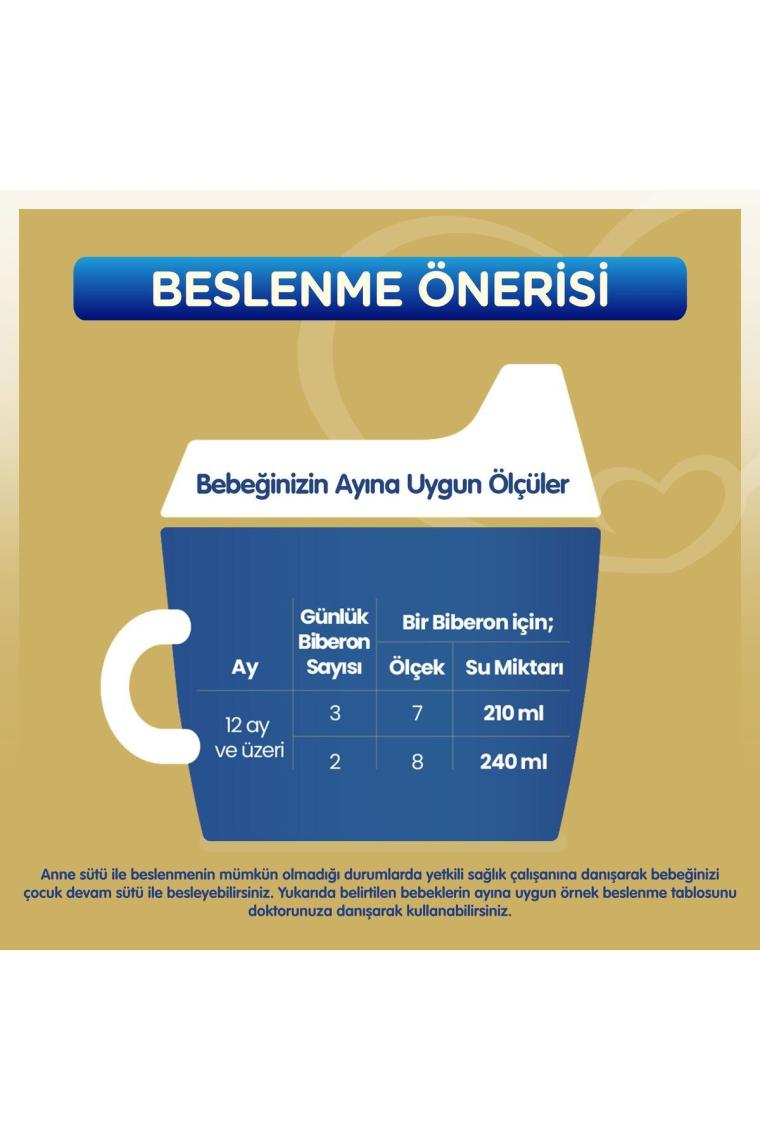 Gold 3 Çocuk Devam Sütü 1150 G 1 Yaş+
